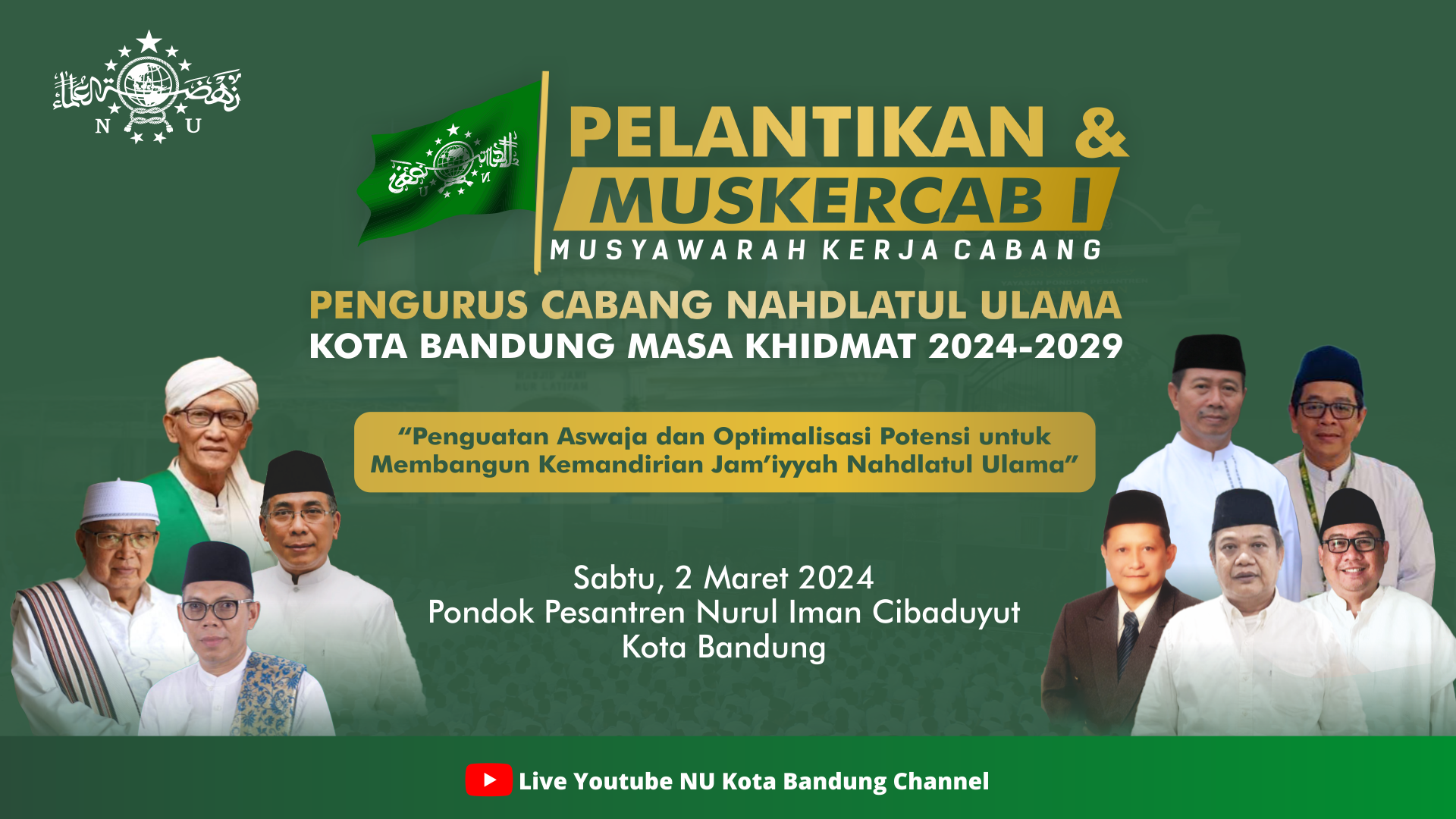 PCNU Kota Bandung 2024 2029 Gelar Pelantikan Di Pesantren Nurul Iman